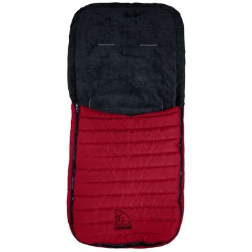 Quilted footmuff Item No. 7969 R, red