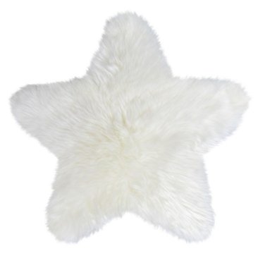Play rug Star, Item No. 1207 WE, natural white