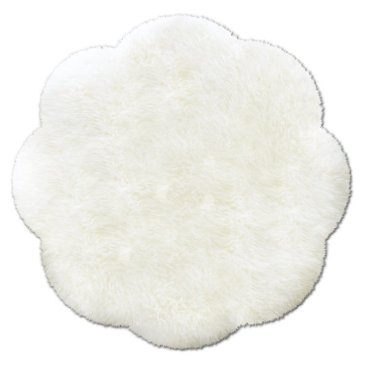 Sheepskin carpets, Item No. 141, natural white