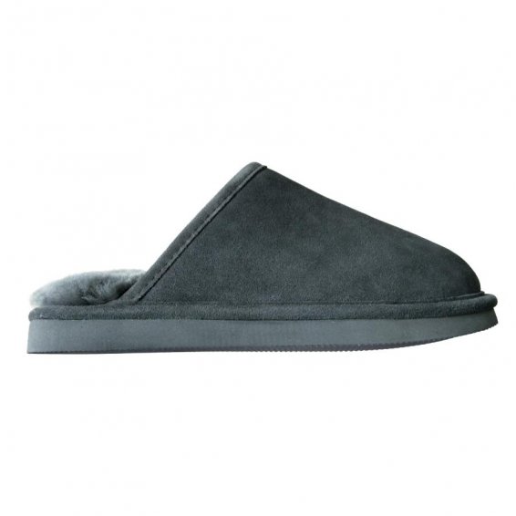Lambskin slippers Item No. 376, anthracite