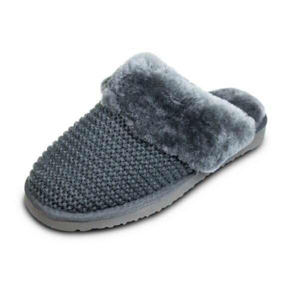 Women's lambskin slippers Item No. 379, anthracite