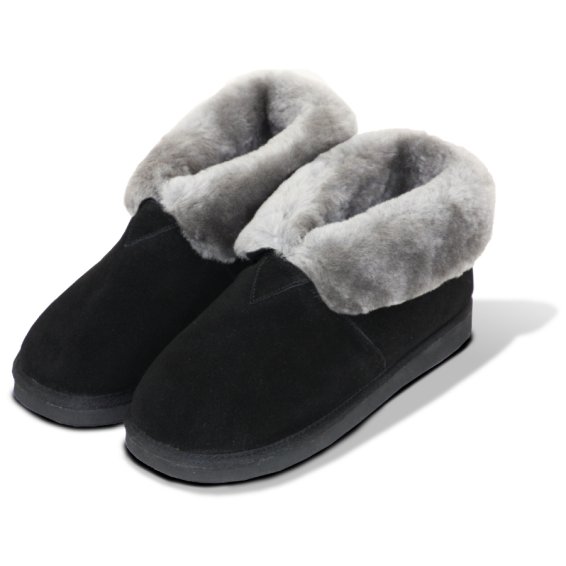 Lambskin slippers Item No. 384, black