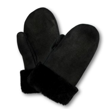 Ladies mittens de luxe, Item No. 5071 - 5074, black