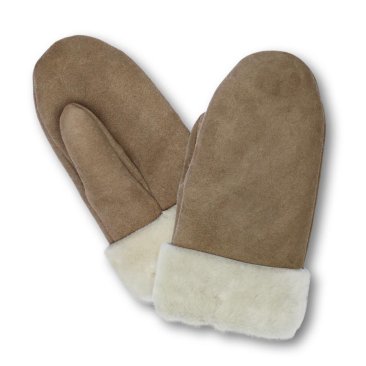 Ladies mittens de luxe, Item No. 5075 - 5078, natural