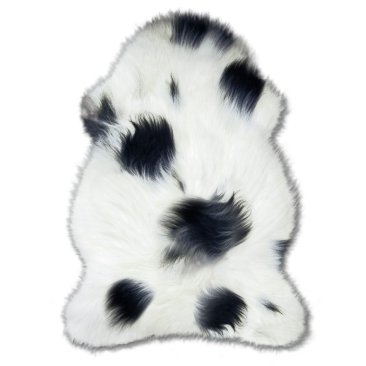 Northland sheep skins Item No. 602/603 black-white spotted