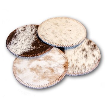 Coasters made of cowhide Item No. 6910