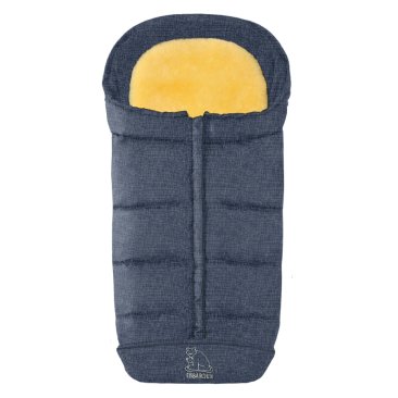 Comfort 2-in-1-footmuff Item No. 7975 MB, blue melted