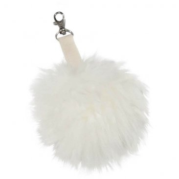 Fellanhänger Pompom Art.-Nr. 801 WE, Weiß