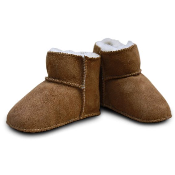 Baby lambskin shoes Item No. 929 CA, camel