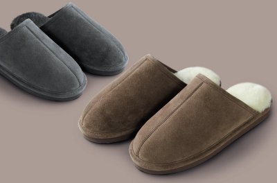 Lambskin slippers